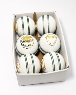Test white cricket ball box (6pcs)