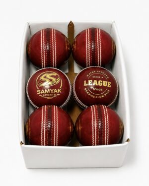 LEAGUE RED Cricket Ball Box